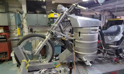 An engineer from the USA has created a motorcycle that